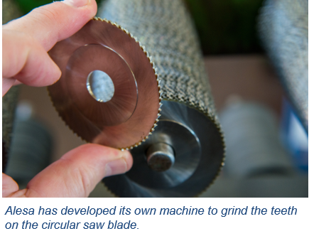 KOLLMORGEN Alesa Teeth of circular saw blade